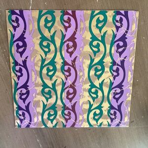 Vintage HALLMARK Metallic Gift Wrap Sheet (1)